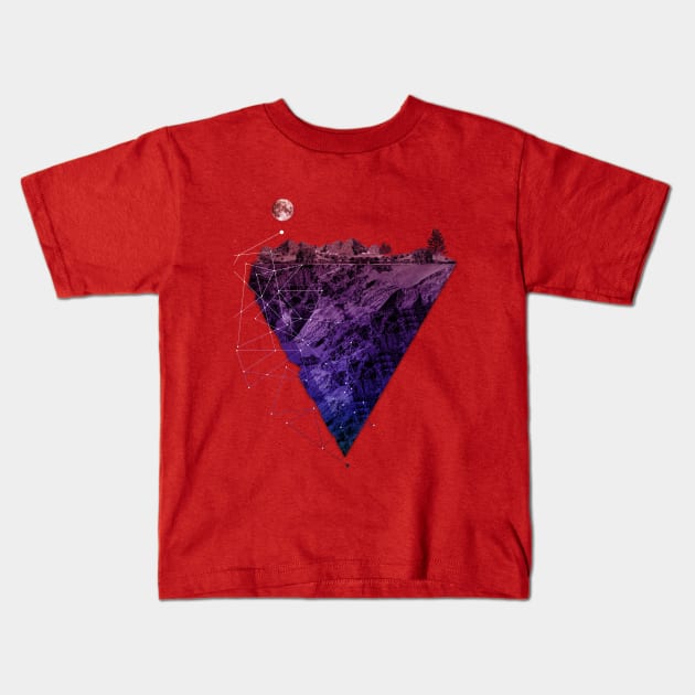 Purple Village Kids T-Shirt by lickerantony